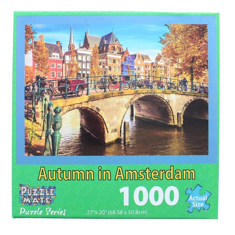 Autumn In Amsterdam Puzzle 1000 Pieces 27' X 20'