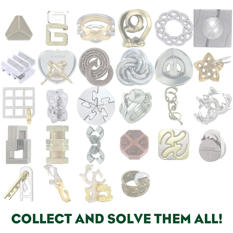 Bepuzzled |Galaxy Hanayama Metal Brainteaser Puzzle Mensa Rated Level 3, For Ages 12 And Up