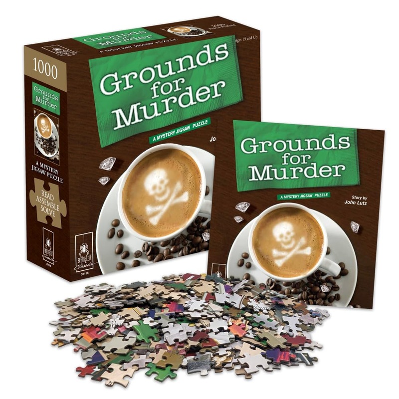 Bepuzzled | Unravel The Mystery, Grounds For Murder - Classic Mystery 1000 Pc. Jigsaw Puzzle For Thrill-Seekers And Puzzle Enthusiasts!