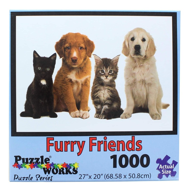 Furry Friends Puzzle 1000 Pieces 27' X 20' Inches