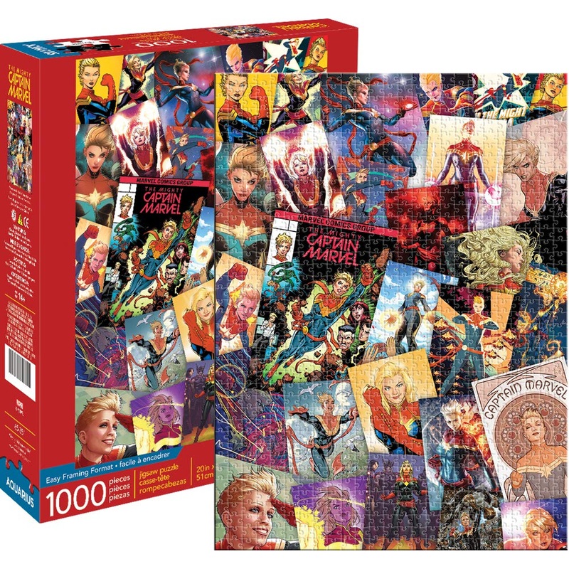 Marvel Captain Marvel Collage 1000 Pc Puzzle