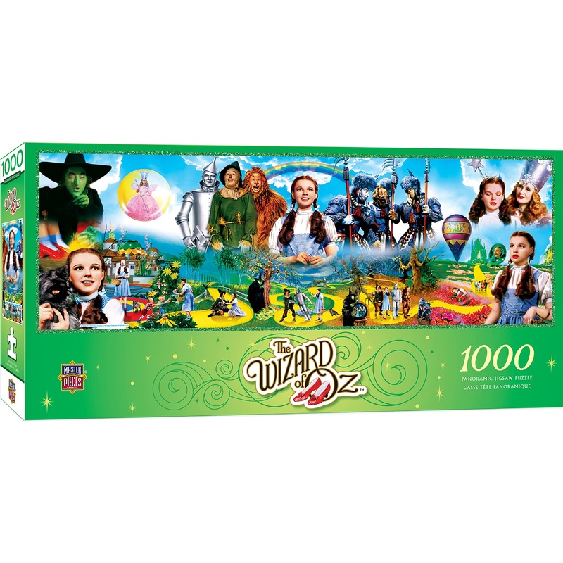 Masterpieces 1000 Piece Jigsaw Puzzle For Adults, Family, Or Kids - Wizard Of Oz Panoramic - 13'X39'
