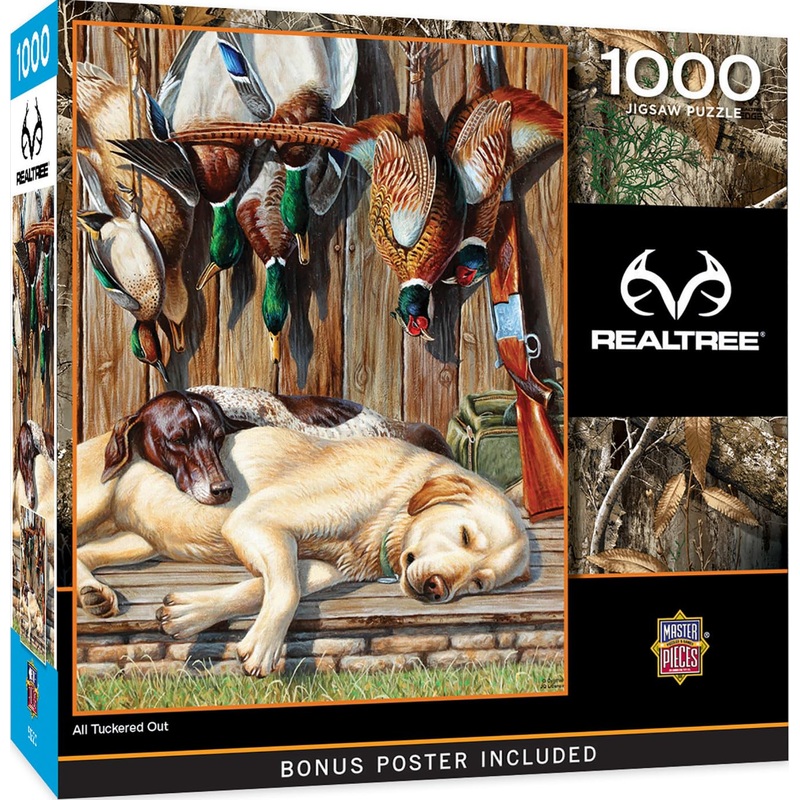 Masterpieces 1000 Piece Jigsaw Puzzle For Adults, Family, Or Youth - All Tuckered Out - 19.25'X26.75'
