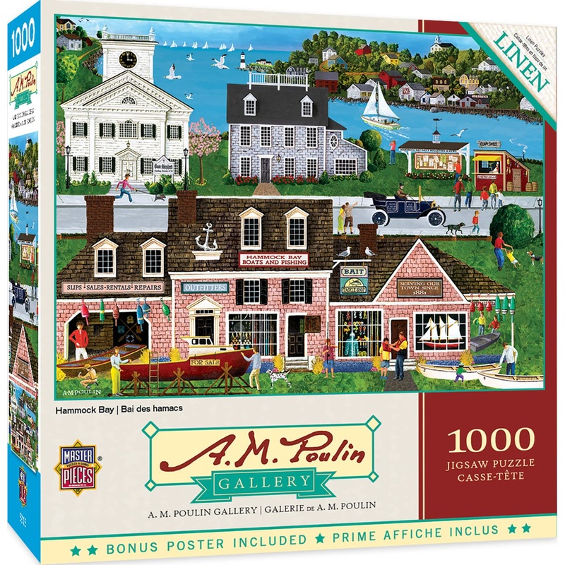 Masterpieces 1000 Piece Jigsaw Puzzle For Adults, Family, Or Youth - Hammock Bay - 19.25'X26.75'