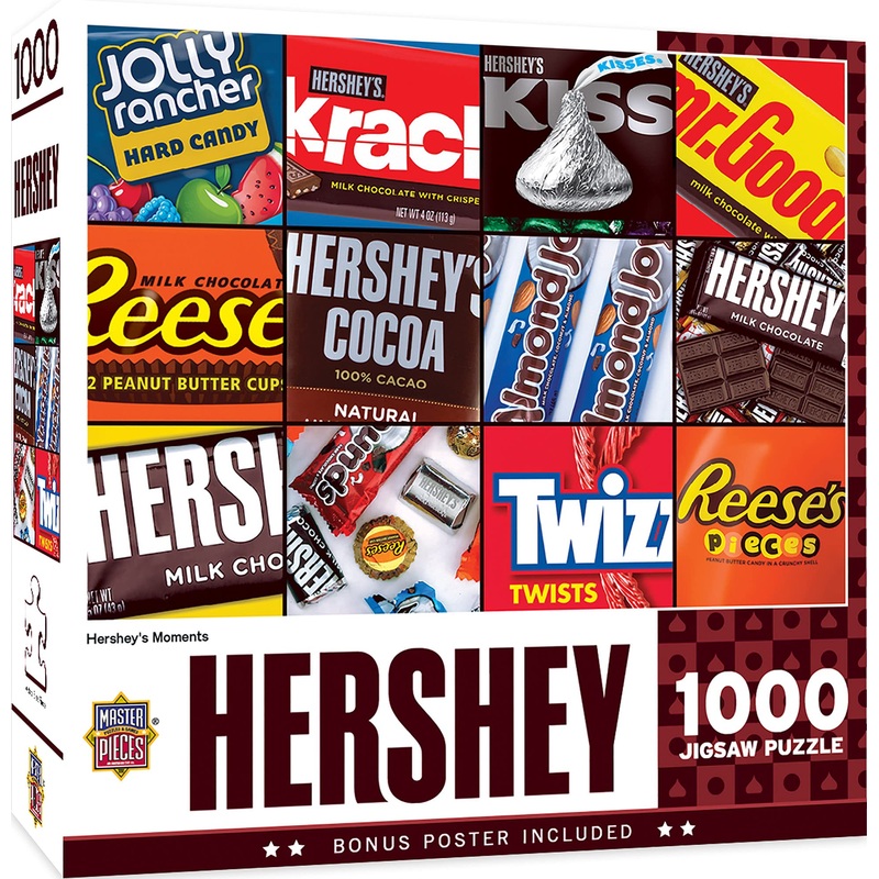 Masterpieces 1000 Piece Jigsaw Puzzle For Adults, Family, Or Youth - Hershey'S Moments - 19.25'X26.75'