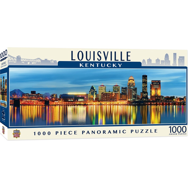 Masterpieces 1000 Piece Jigsaw Puzzle For Adults, Family, Or Youth - Louisville Panoramic - 13'X39'