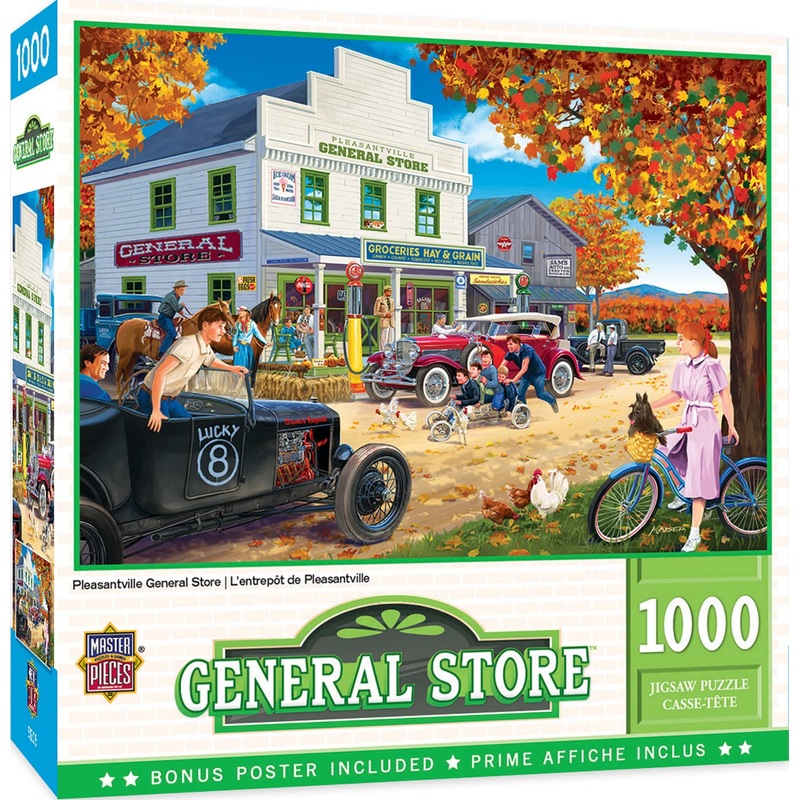 Masterpieces 1000 Piece Jigsaw Puzzle For Adults, Family, Or Youth - Pleasantville General Store - 19.25'X26.75'