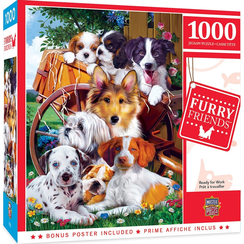 Masterpieces 1000 Piece Jigsaw Puzzle For Adults, Family, Or Youth - Ready For Work - 19.25'X26.75'