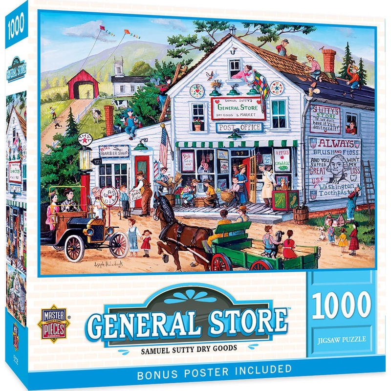 Masterpieces 1000 Piece Jigsaw Puzzle For Adults, Family, Or Youth - Samuel Sutty Dry Goods - 19.25'X26.75'