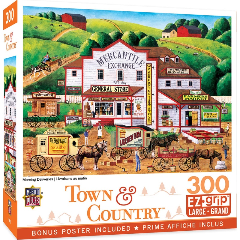 Masterpieces 300 Piece Ez Grip Jigsaw Puzzle - Morning Deliveries - 18'X24'