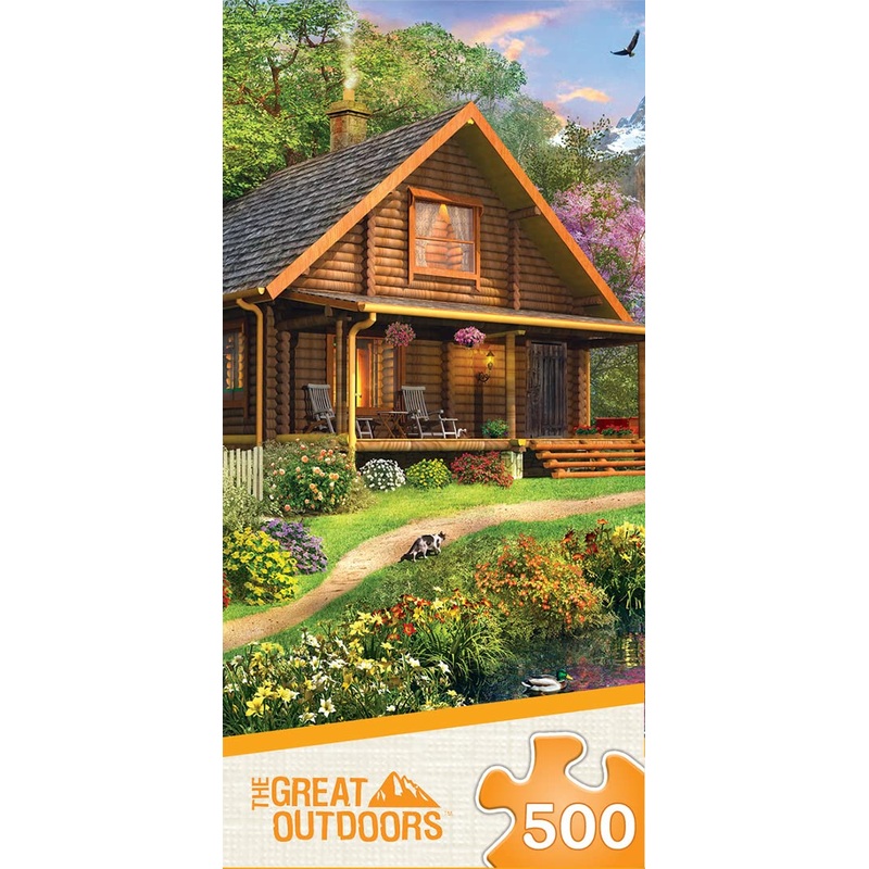 Masterpieces 500 Piece Jigsaw Puzzle For Adults, Family, Or Kids - Mountain Retreat - 14'X19'