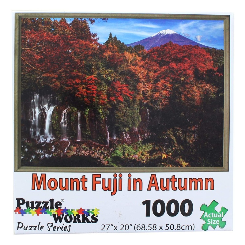 Mount Fuji In Autumn 1000 Piece Puzzle 27' X 20'