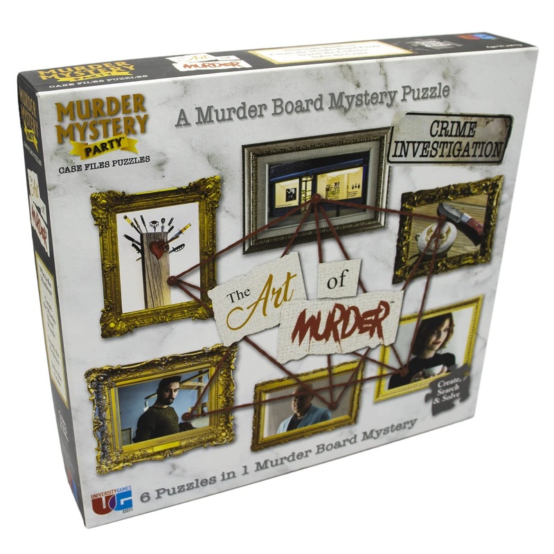Murder Mystery Party | Case File Puzzle The Art Of Murder, For Ages 14+