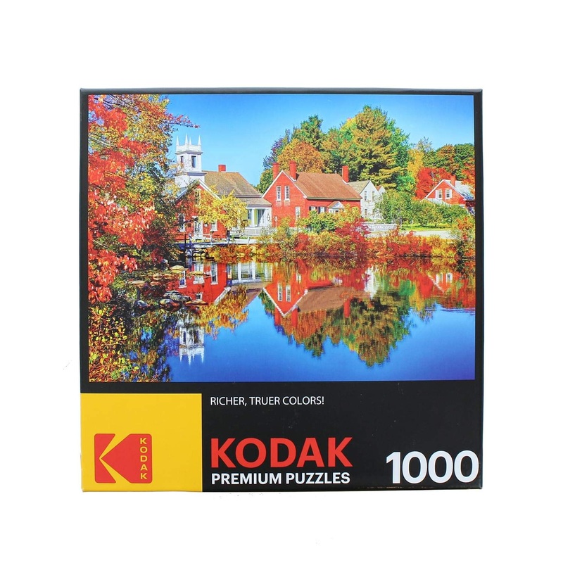 Roseart - Kodak Premium - Autumn In Harrisville New Hampshire - 1000 Piece Jigsaw Puzzle For Adults