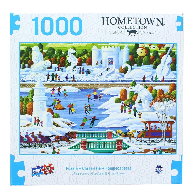 Wisconsin Snow Sculpture By Heronim 1000 Piece Puzzle