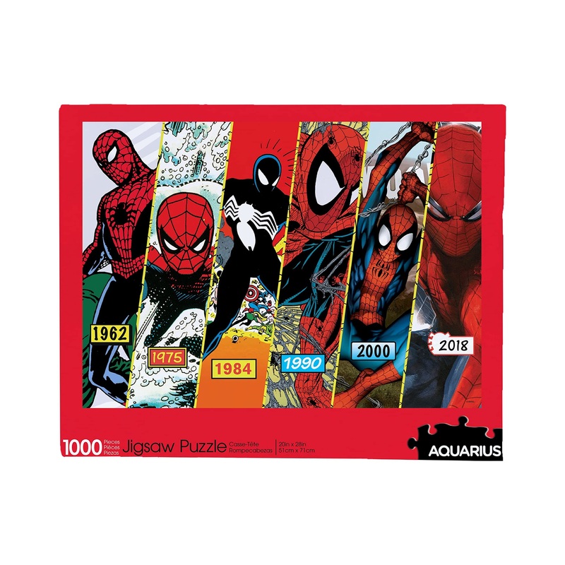 Aquarius Marvel Spider-Man Puzzle (1000 Piece Jigsaw Puzzle) - Glare Free - Precision Fit - Officially Licensed Marvel Merchandise & Collectibles - 20 X 28 Inches