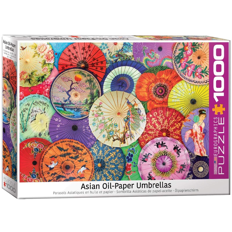 Asian Oil Paper Umbrellas 1000Pc Puzzle