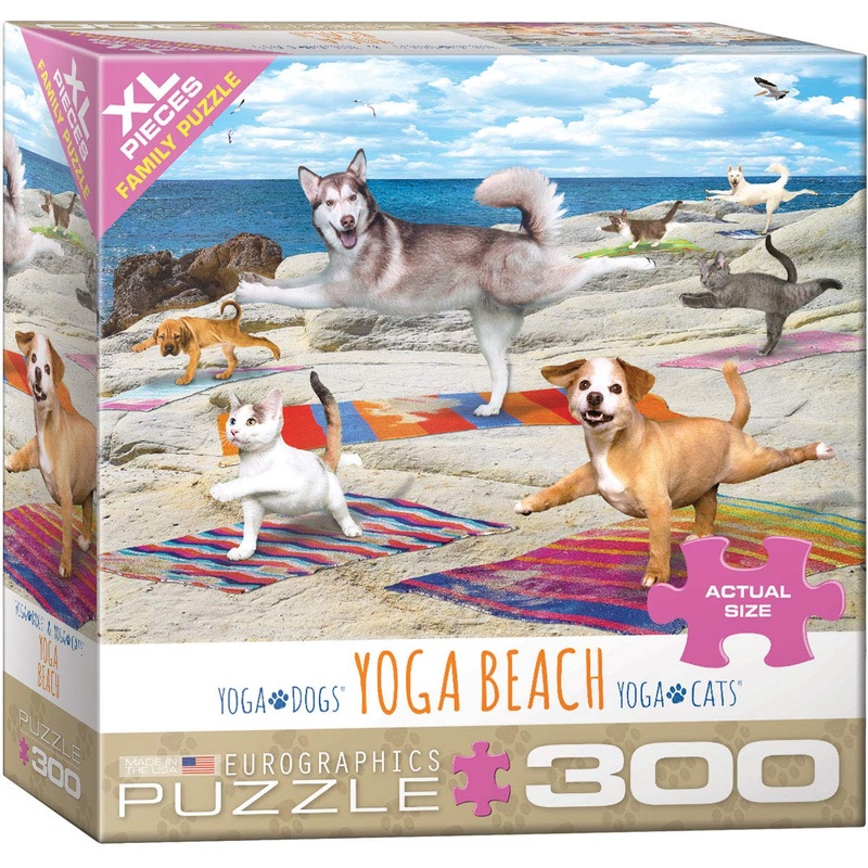 Eurographics 8300-5456 Yoga Beach 300Piece Puzzle, Multi-Colored