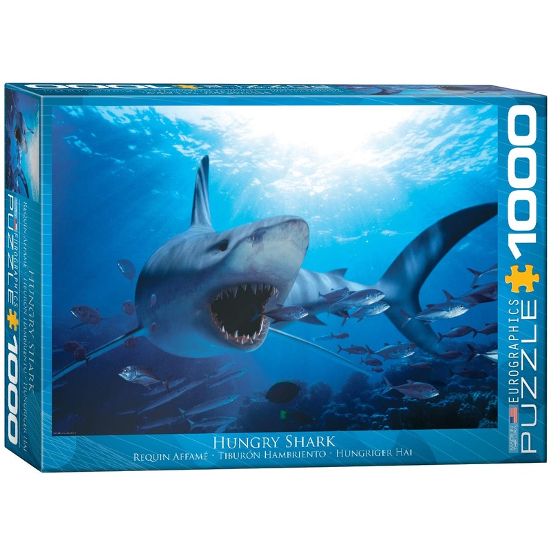 Eurographics Hungry Shark 1000 Piece Puzzle (6000-0299)