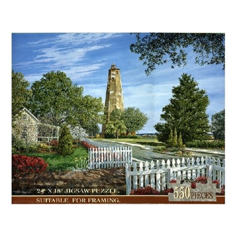 Heritage Puzzle - William Mangum - Bald Head Lighthouse - Jigsaw Puzzle - 550 Pc