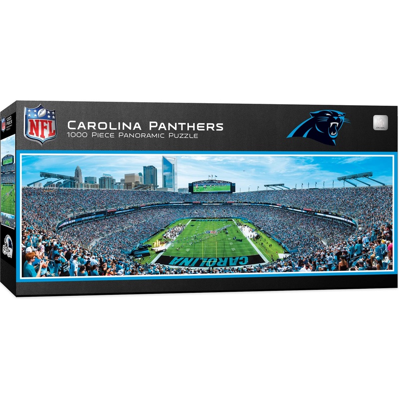 Master Pieces Nfl Carolina Panthers Stadium Panoramic Jigsaw Puzzle, Team Color, 1000 Pieces - 13' X 39' (7.06E+11)