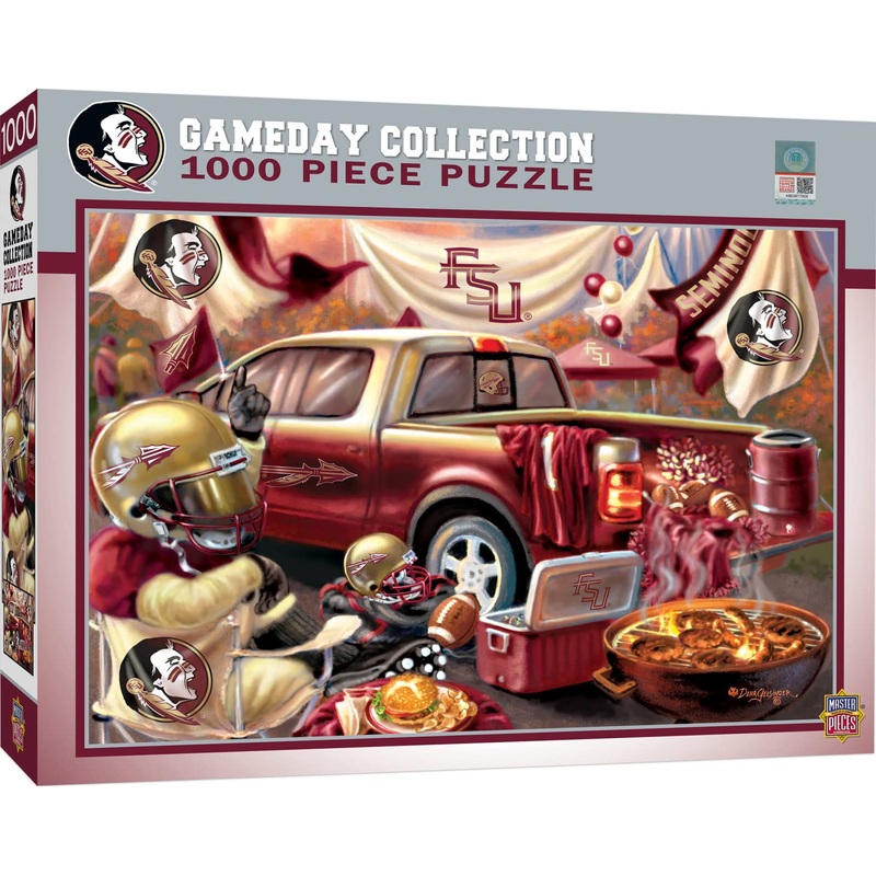 Masterpieces 1000 Piece Jigsaw Puzzle For Adults - Ncaa Florida State Seminoles Gameday - 19.25'X26.75'