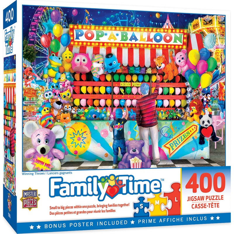 Masterpieces 400 Piece Jigsaw Puzzle For Adult, Family, Or Youth - Winning Throws By Masterpieces - 18' X 24' - Family Owned American Puzzle Company