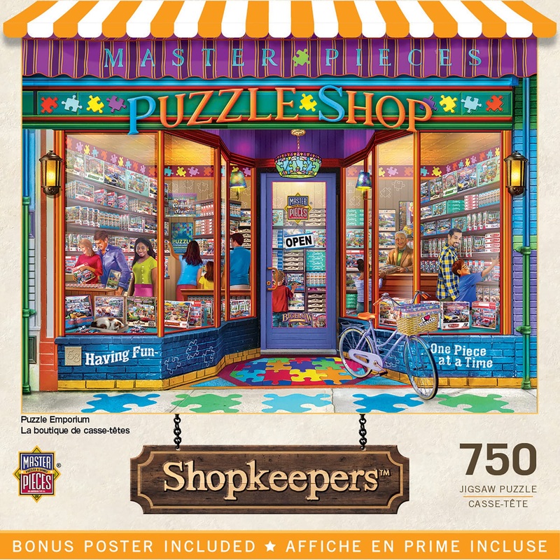 Masterpieces 750 Piece Jigsaw Puzzle For Adults, Family, Or Youth - Puzzle Emporium - 18'X24'