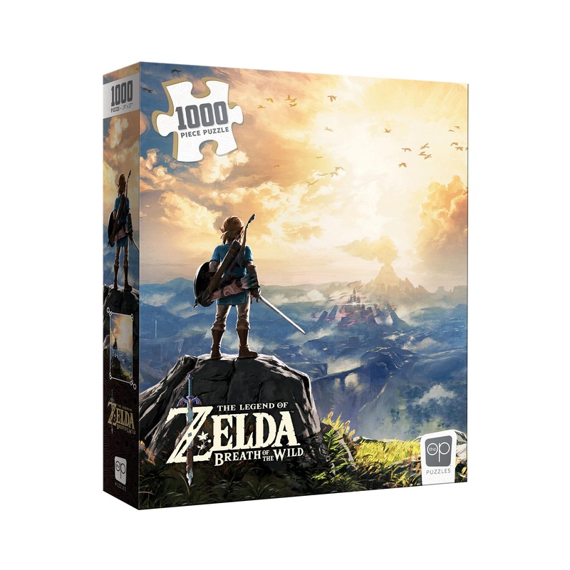 The Legend Of Zelda 'Breath Of The Wild' 1000 Piece Jigsaw Puzzle Collectible Puzzle Featuring Link From The Legend Of Zelda Video Game Officially Licensed Nintendo Merchandise