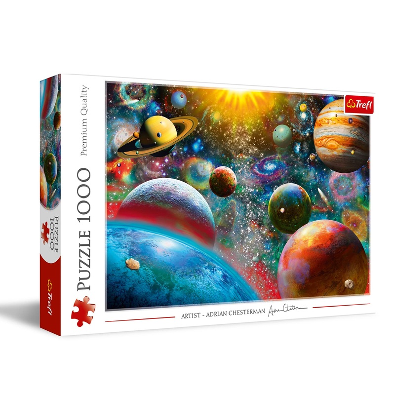 Trefl Universe 1000 Piece Jigsaw Puzzle Red 27'X19' Print, Diy Puzzle, Creative Fun, Classic Puzzle For Adults And Children From 12 Years Old