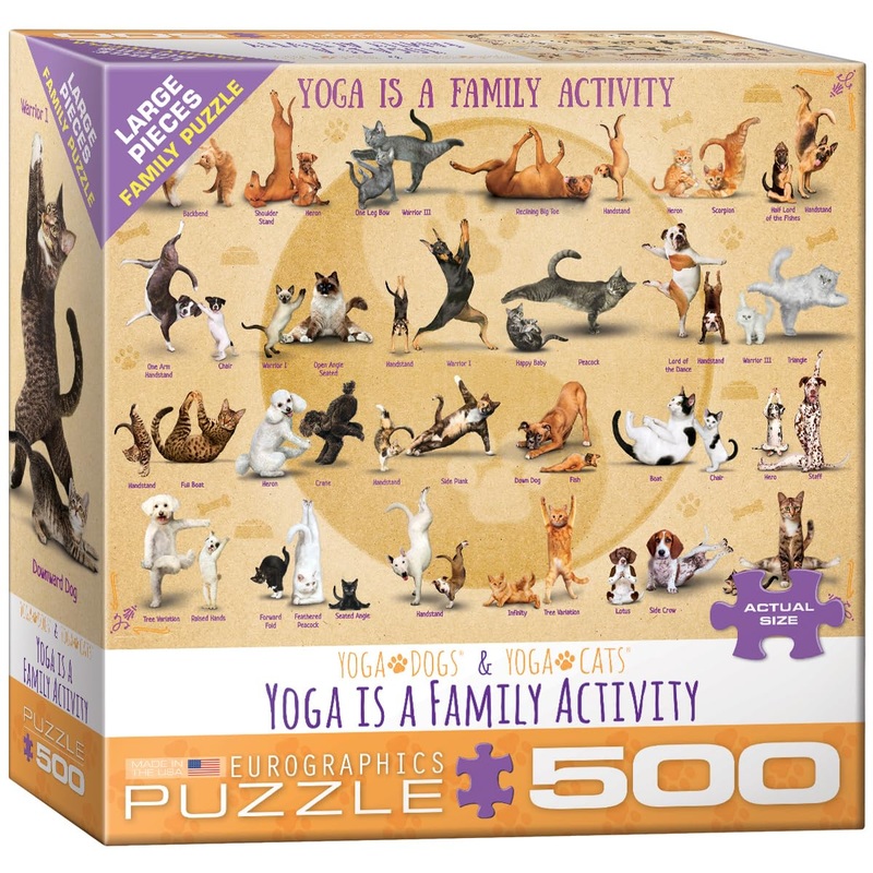 Yoga Is Family Activity Family Puzzle 500Pc