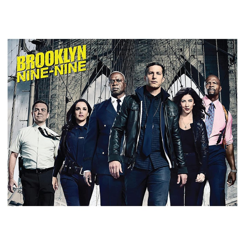 Brooklyn Nine-Nine No More Mr. Noice Guys 1000 Piece Jigsaw Puzzle | Collectible Puzzle Featuring Peralta, Santiago, Diaz, Boyle, Jeffords And Captain Holt | Officially Licensed Brooklyn 99 Puzzle