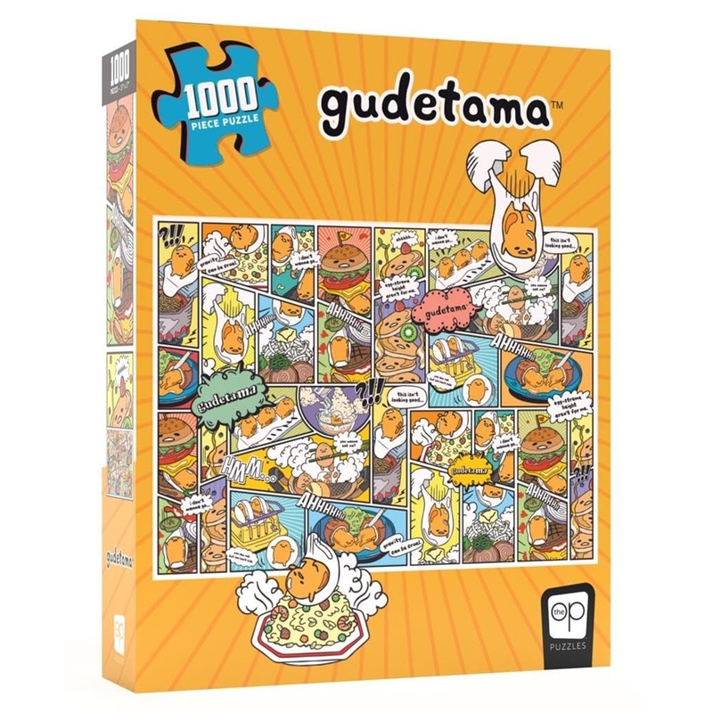 Gudetama Amazing Egg-Ventures 1000 Piece Jigsaw Puzzle | Collectible Anime Puzzle Artwork Featuring A Collage Of SanrioS Gudetama | Officially-Licensed Gudetama Puzzle & Merchandise