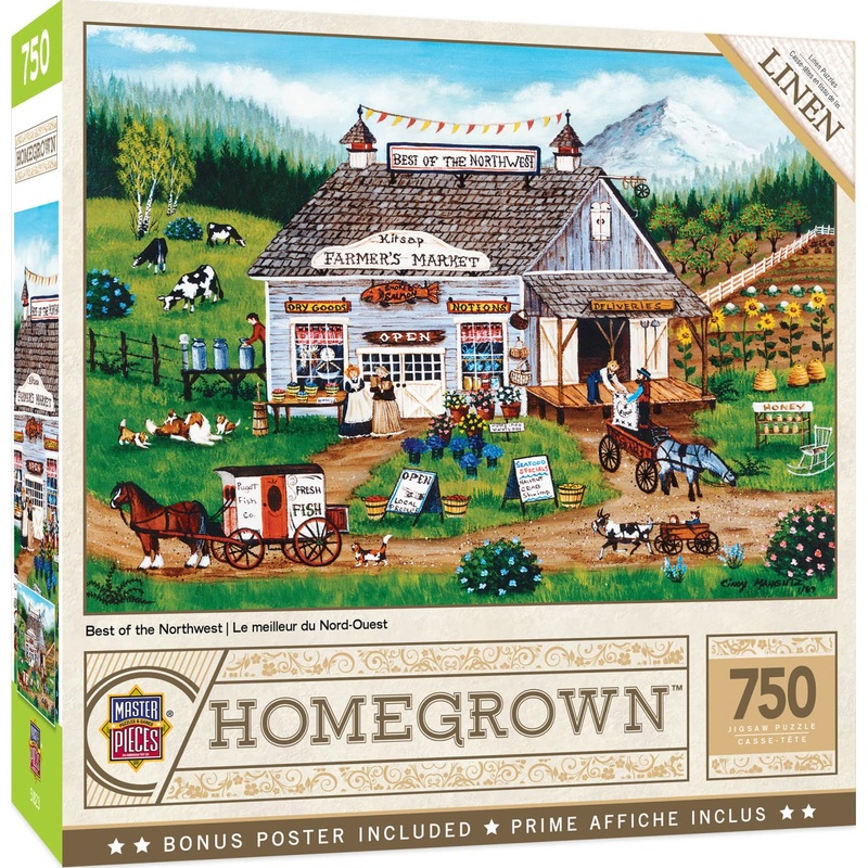Masterpieces 750 Piece Jigsaw Puzzle For Adults And Family - Best Of The Northwest - 18'X24'