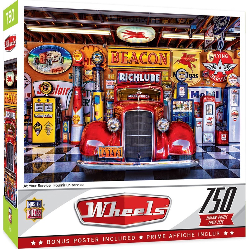 Masterpieces 750 Piece Jigsaw Puzzle For Adults, Family, Or Kids - At Your Service - 18'X24'