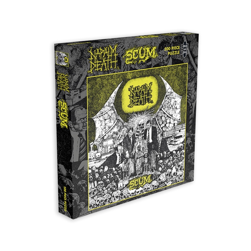 Napalm Death Jigsaw Puzzle Scum Band Logo Official 500 Piece