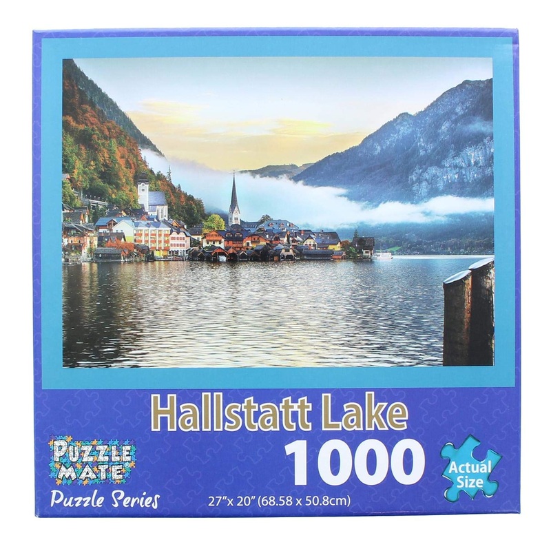 Puzzle Mate - Hallstatt Lake - 1000 Piece Jigsaw Puzzle