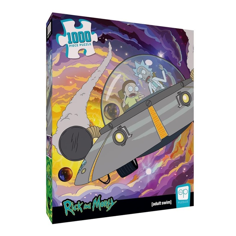 Rick And Morty The Outside World Is Our Enemy, Morty! 1000 Piece Jigsaw Puzzle | Officially Licensed Rick & Morty Merchandise | Collectible Puzzle Featuring Rick And Morty Artwork