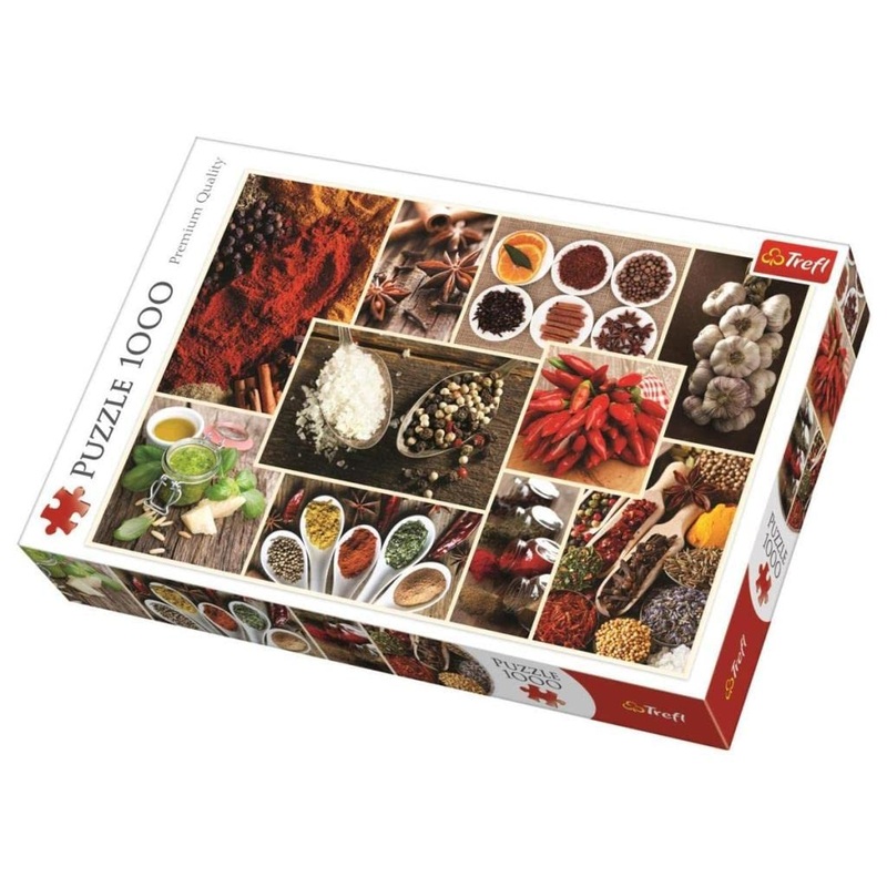 Trefl 1000 Piece Jigsaw Puzzles, Spices, Food Puzzles, Collage Puzzles, Adult Puzzles, Trefl 10470