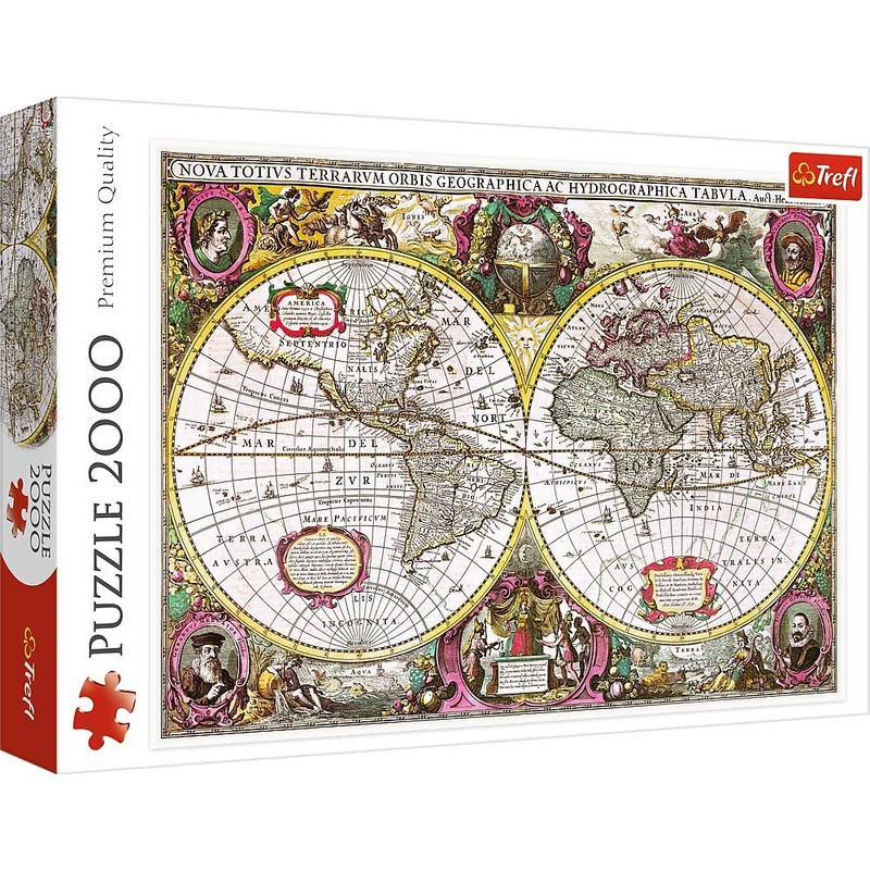 Trefl 2000 Piece Jigsaw Puzzles, New Land Puzzle, Earth Puzzle, Historical Puzzle, Old World Puzzle, Adult Puzzles, 27095