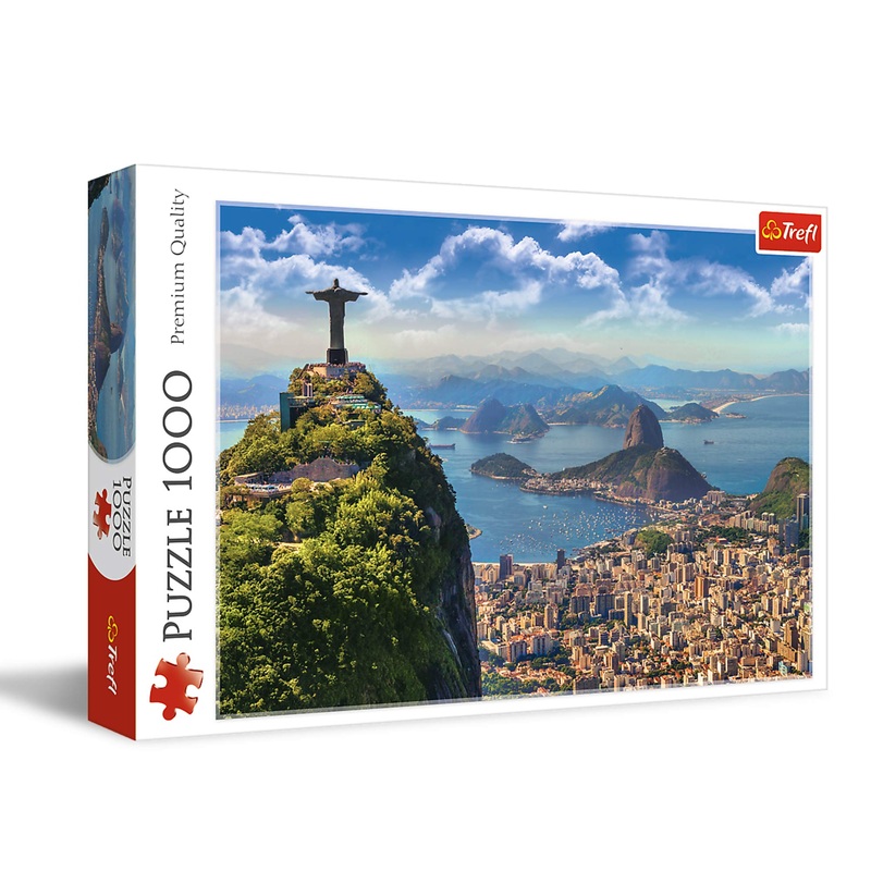 Trefl Rio De Janeiro 1000 Piece Jigsaw Puzzle Red 27'X19' Print, Diy Puzzle, Creative Fun, Classic Puzzle For Adults And Children From 12 Years Old
