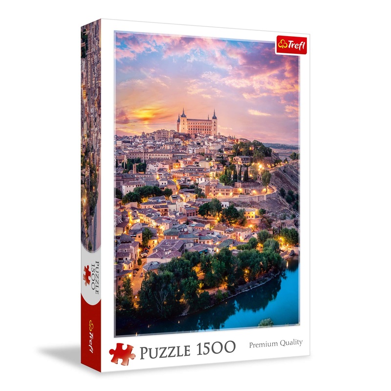 Trefl Toledo, Spain 1500 Piece Jigsaw Puzzle Red 33'X23' Print, Diy Puzzle, Creative Fun, Classic Jigsaw For Adults And Children From 12 Years Old