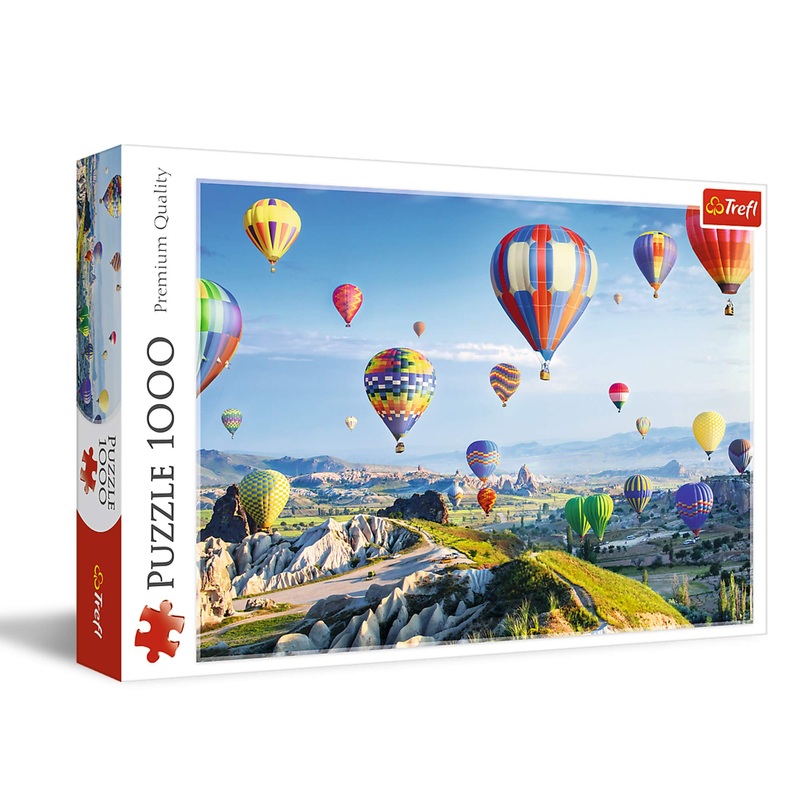 Trefl View Of Cappadocia 1000 Piece Jigsaw Puzzle Red 27'X19' Print, Diy Puzzle, Creative Fun, Classic Puzzle For Adults And Children From 12 Years Old