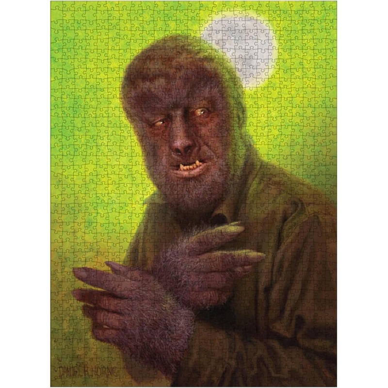 Trick Or Treat Studios Universal Monsters Wolfman 1000 Piece Puzzle