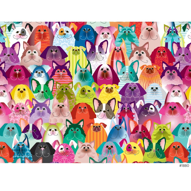 Andrews + Blaine Dogs' True Colors Puzzle (1000-Piece)