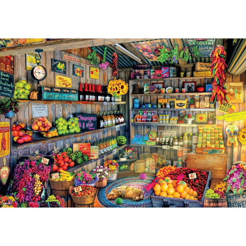 Buffalo Games - Aimee Stewart - Farm Fresh - 2000 Piece Jigsaw Puzzle For Adults Challenging Puzzle Perfect For Game Nights - Fi