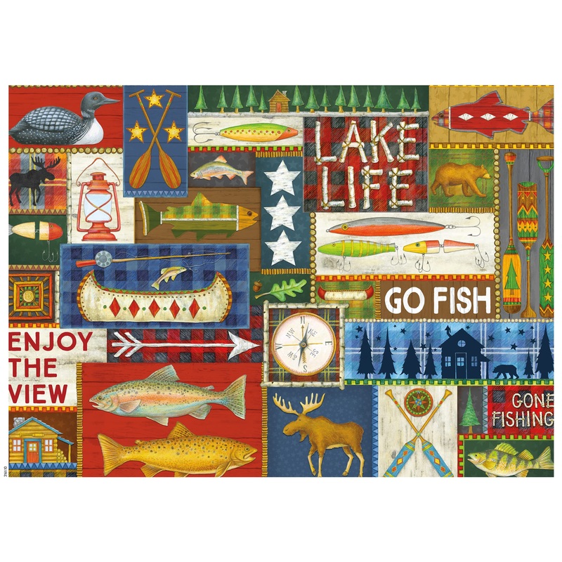 Ceaco - Rustic Life - Lake Life - 1000 Piece Jigsaw Puzzle