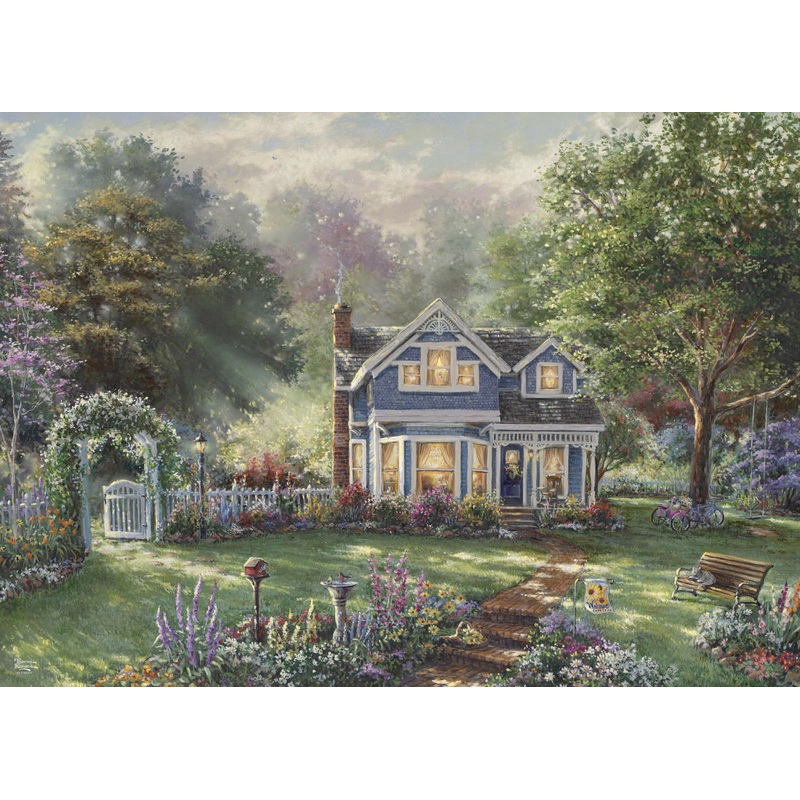 Ceaco - Thomas Kinkade - Springtime Memories - 1000 Piece Jigsaw Puzzle