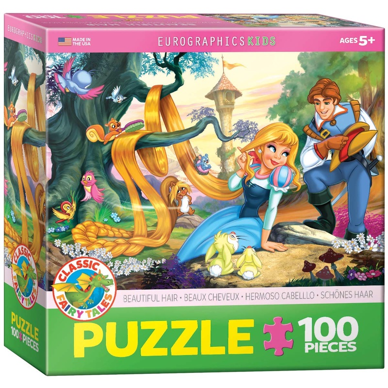 Eurographics Beautiful Hair Jigsaw Puzzle (100-Piece)