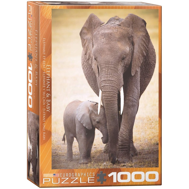 Eurographics Elephant And Baby 1000-Piece Puzzle